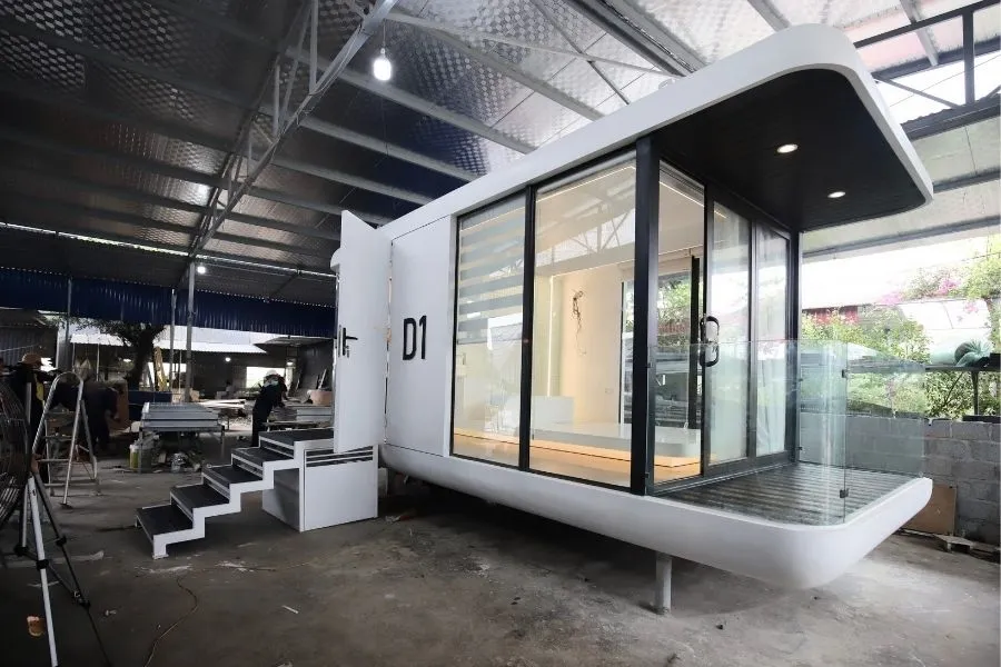 Mẫu nhà lắp ghép cabin mini