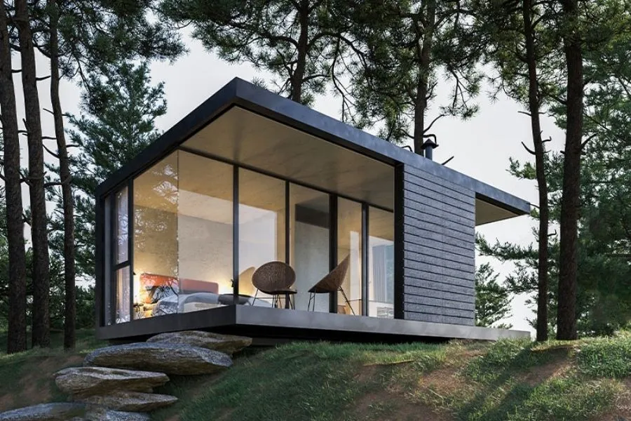 Mẫu nhà lắp ghép cottage nhỏ