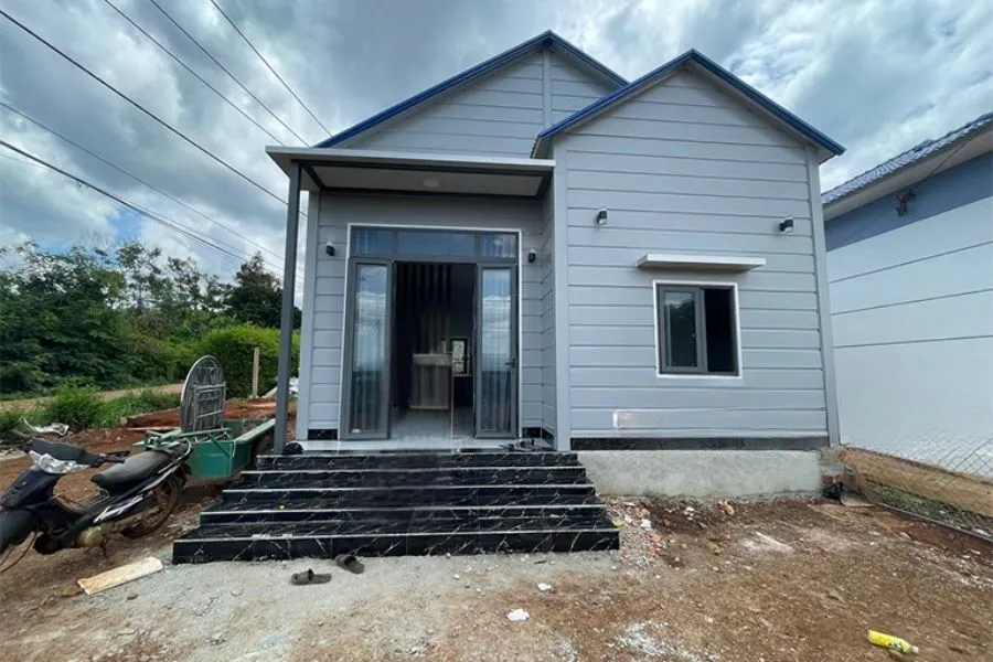 Mẫu nhà lắp ghép panel PU