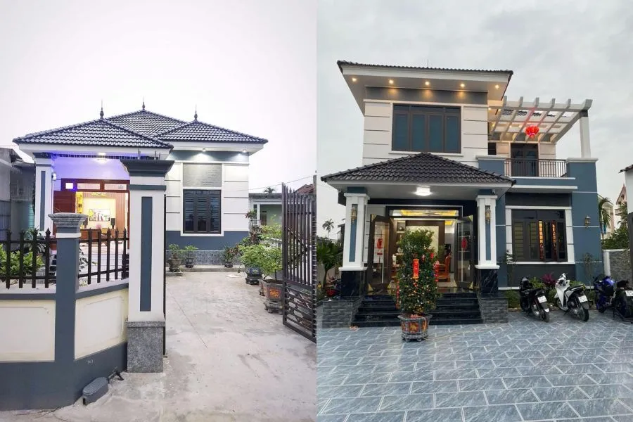 Mẫu nhà mái Thái 120m2