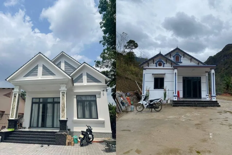 Mẫu nhà mái Thái 40m2