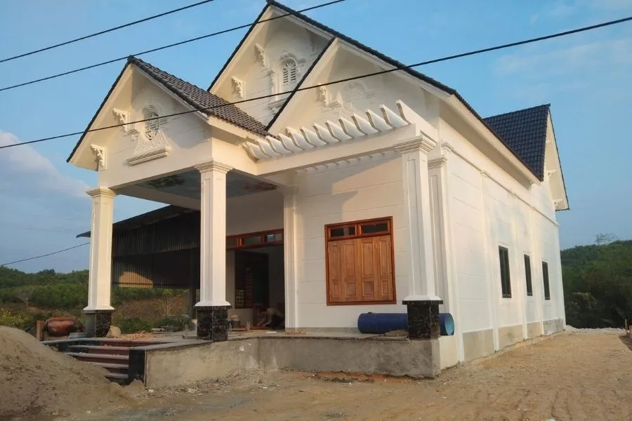 Mẫu nhà mái Thái 60m2