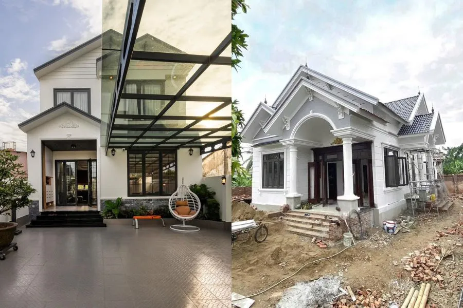 Mẫu nhà mái Thái hiện đại