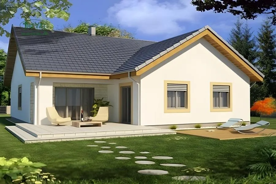 Mẫu nhà mái tôn cấp 4