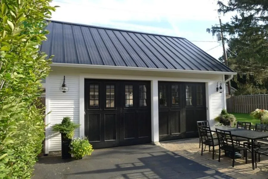 Mẫu nhà mái tôn tối giản