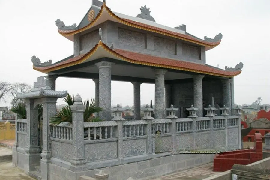 Mẫu nhà mồ đá
