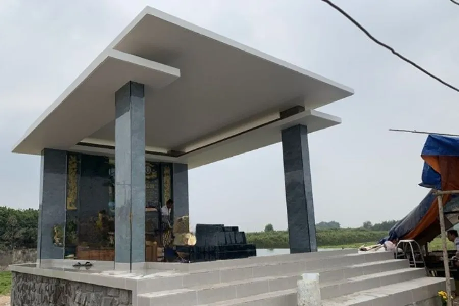 Mẫu nhà mồ mái Bằng