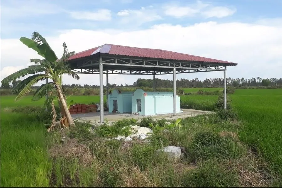 Mẫu nhà mồ tiền chế