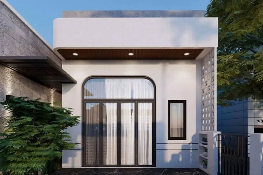 Mẫu nhà ống 1 tầng đẹp 5x20 3 phòng ngủ