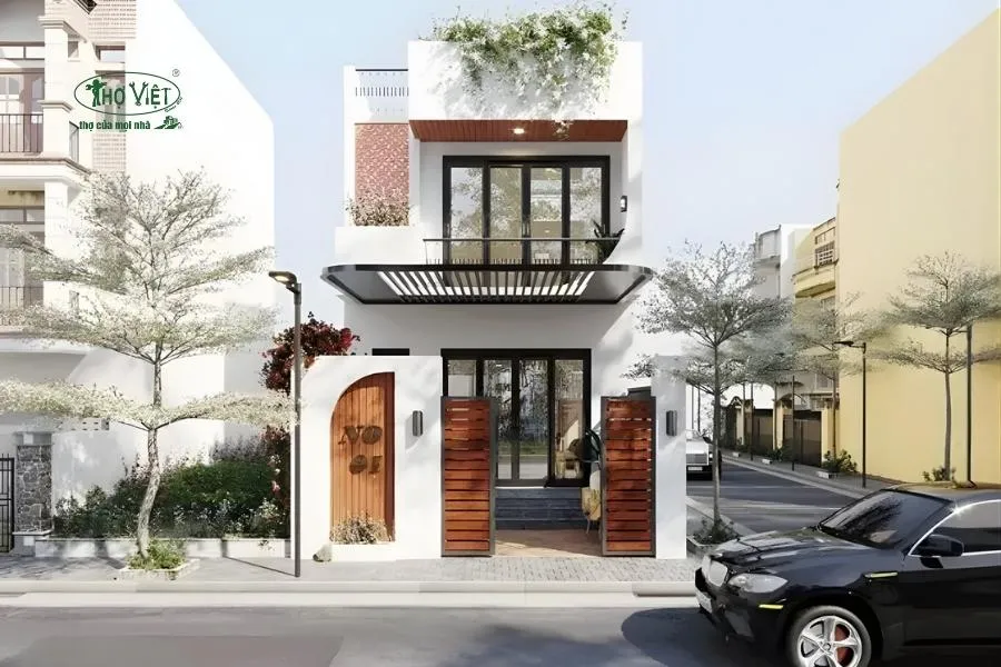 Mẫu nhà ống 2 tầng đẹp giá 1 tỷ 