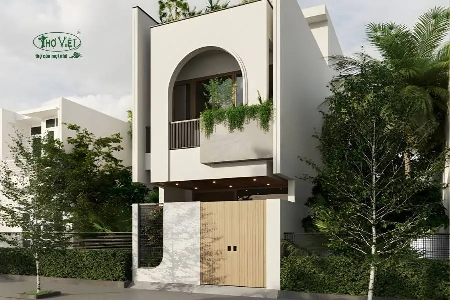 Mẫu nhà ống 2 tầng đẹp giá 1 tỷ