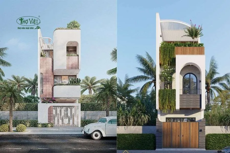 Mẫu nhà ống 3 tầng 4x12m kiểu Châu Âu