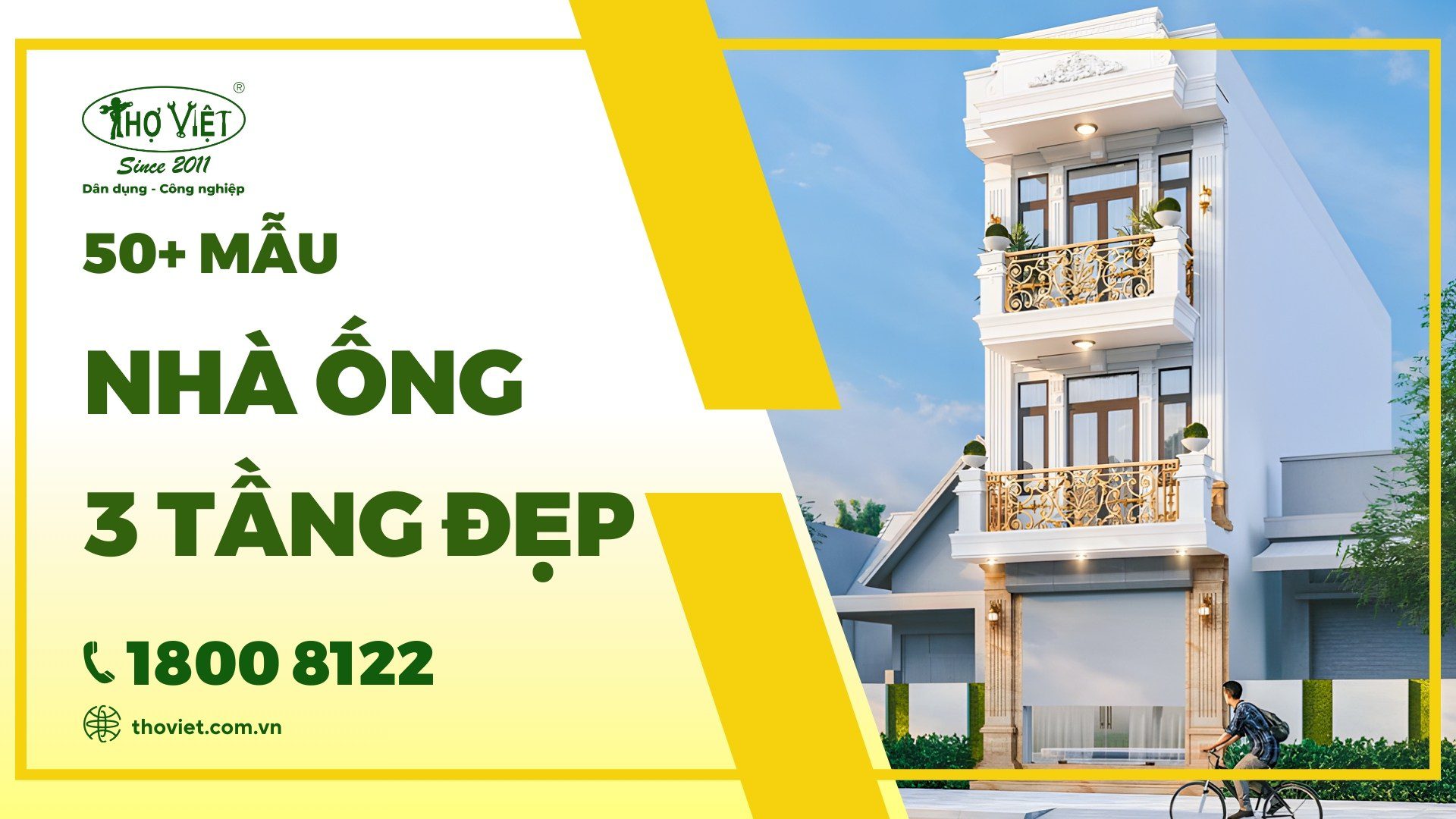 50 mẫu nhà ống 3 tầng đẹp