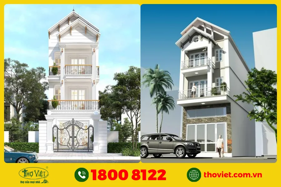 Mẫu nhà ống đẹp 3 tầng 4m 1