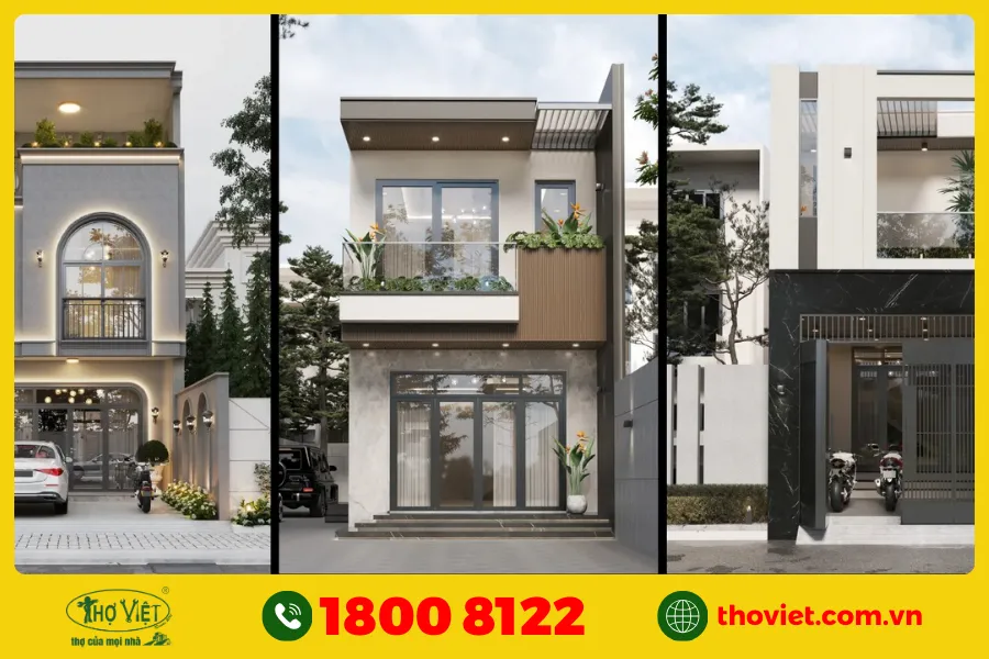 Mẫu nhà phố 2 tầng 5x15 số 4