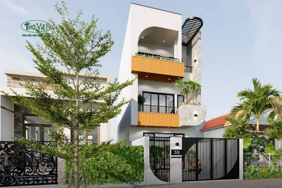 Mẫu nhà phố 3 tầng đẹp
