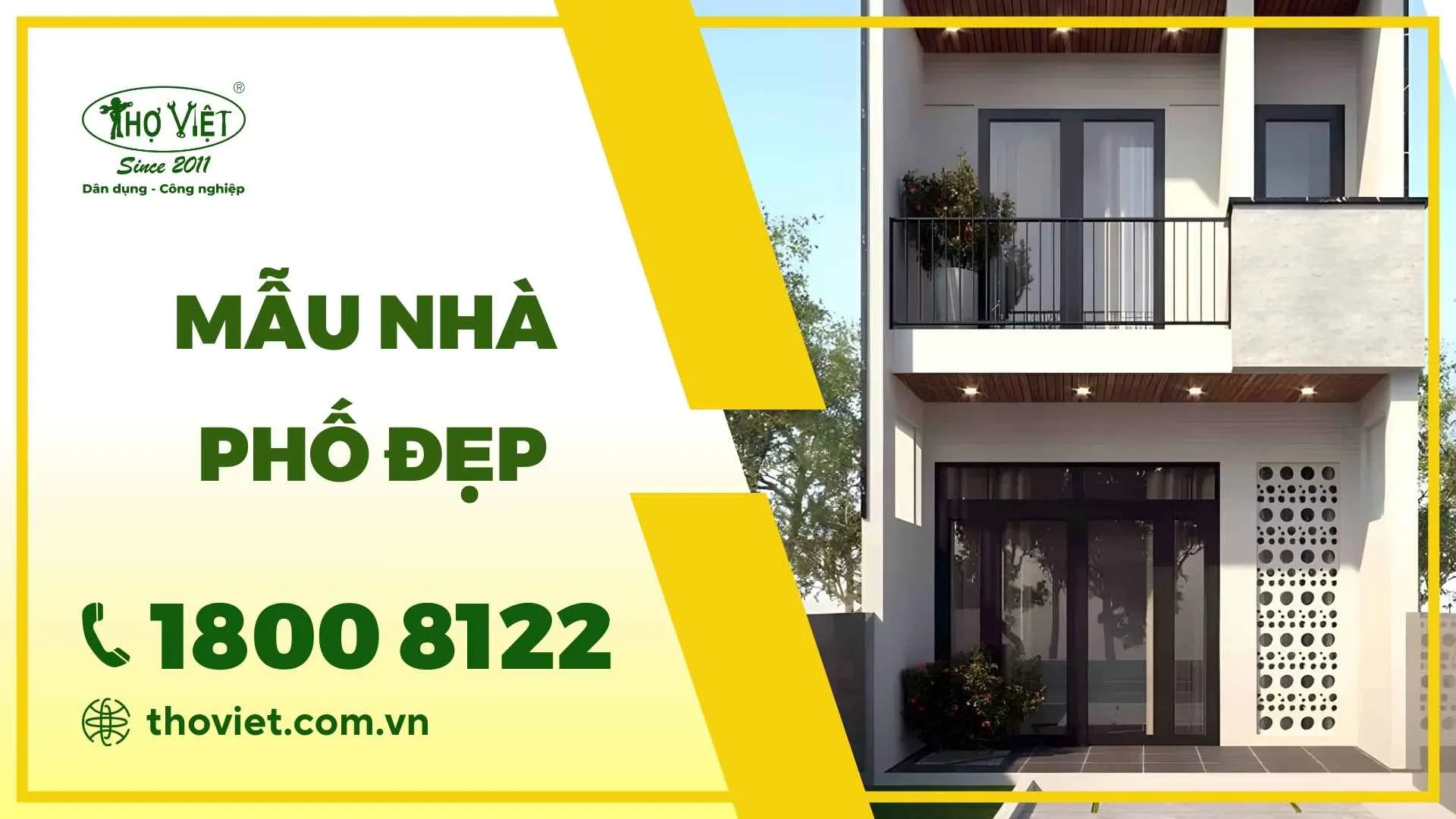 Mẫu nhà phố đẹp