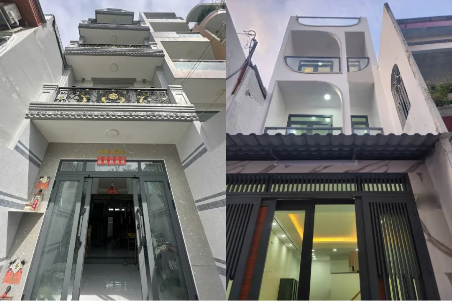 Mẫu nhà phố mặt tiền 5m 10