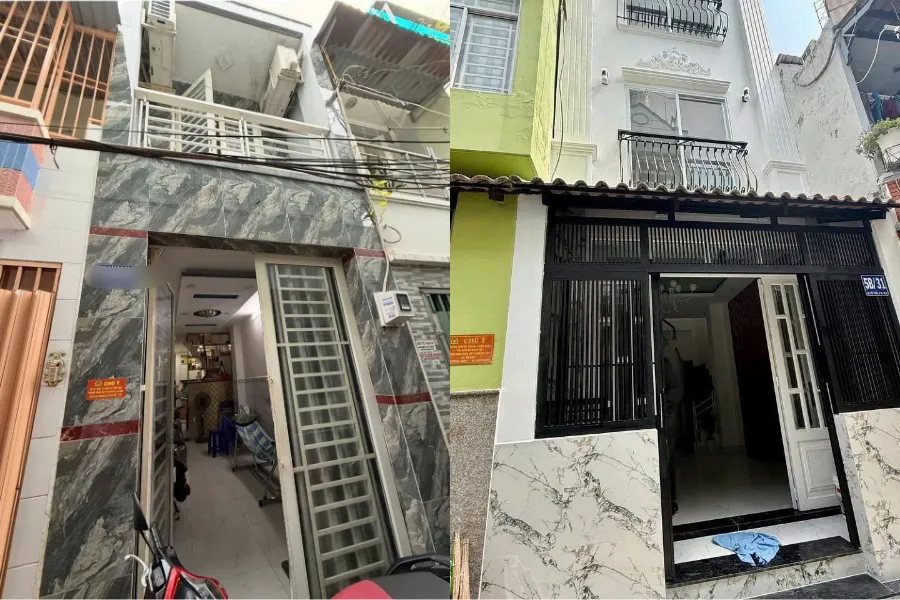 Mẫu nhà phố mặt tiền 5m 13