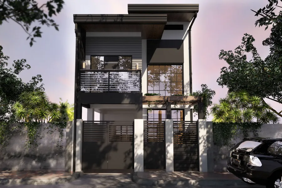 Mẫu nhà phố tối giản 8