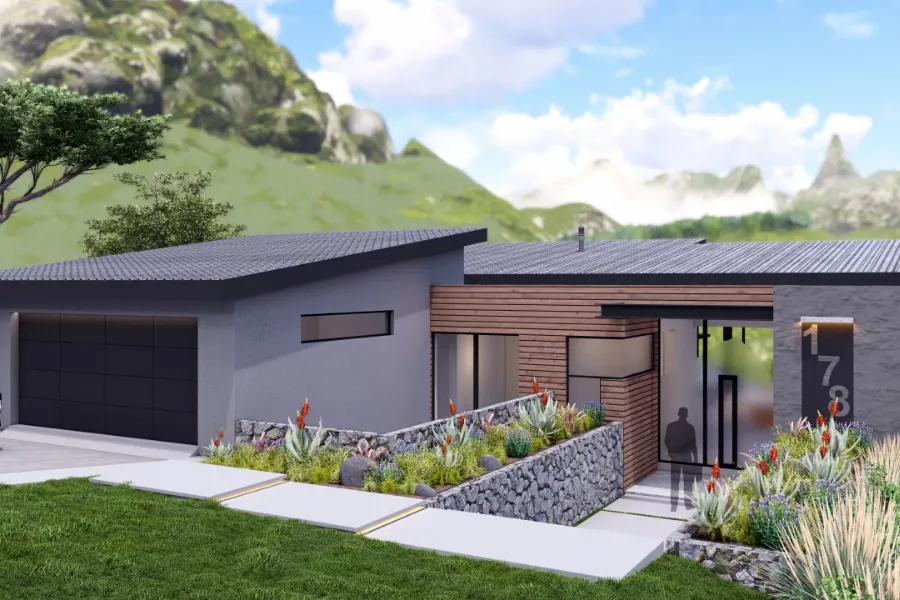 Mẫu nhà phố tối giản 13