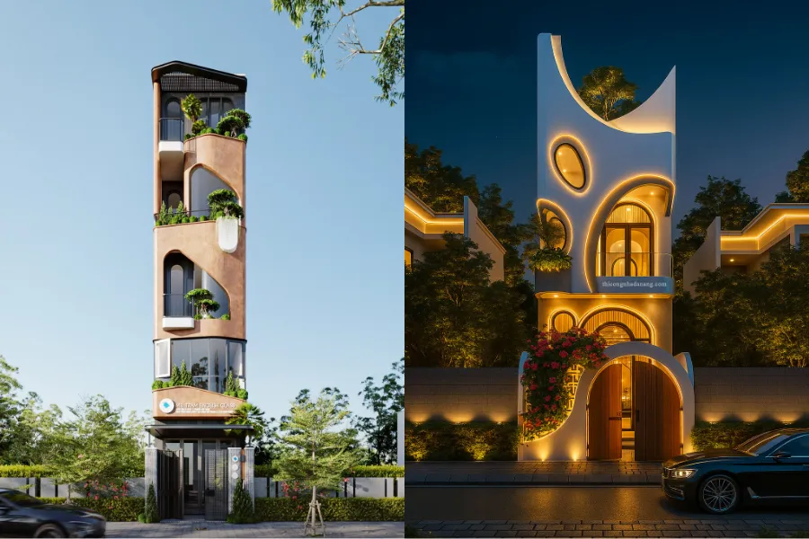 Mẫu nhà phố tối giản 1