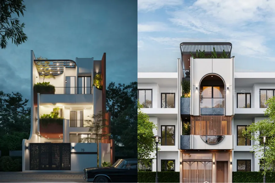 Mẫu nhà phố tối giản 2