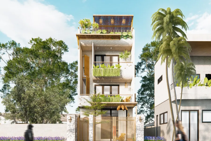 Mẫu nhà phố tối giản 4