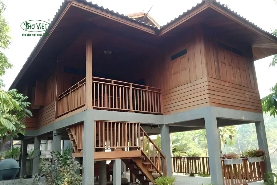 Mẫu nhà sàn đơn giản mà đẹp