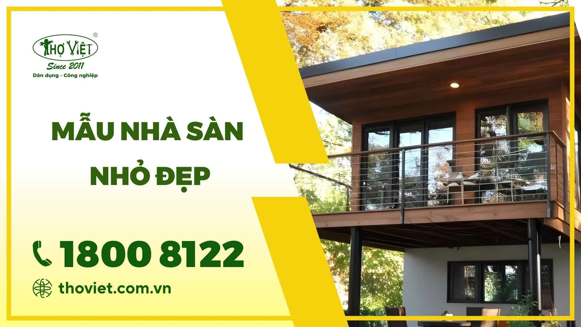 Mẫu nhà sàn nhỏ đẹp