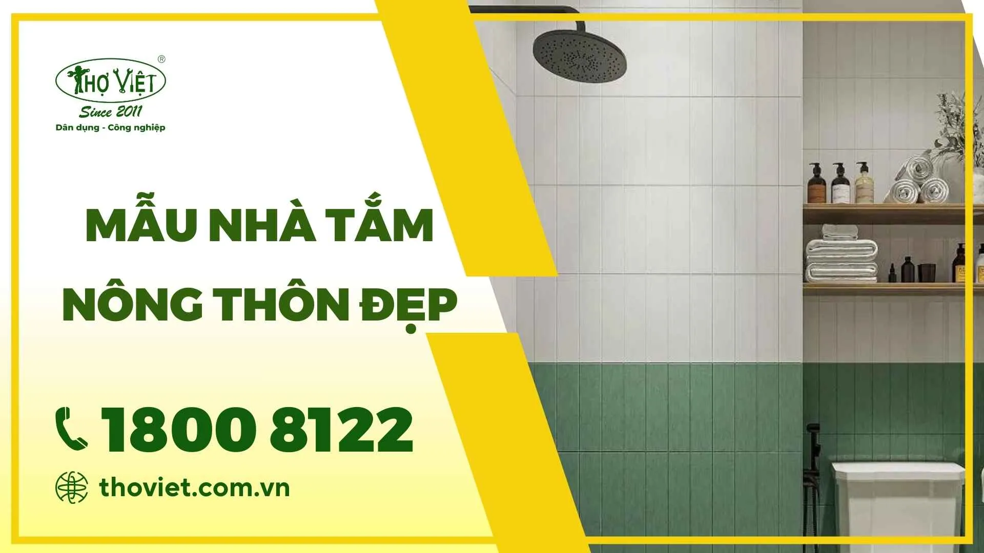 Mẫu nhà tắm nông thôn đẹp