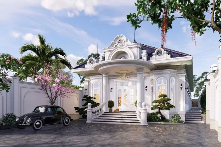 Mẫu nhà vườn cấp 4 nông thôn khoảng 900 triệu, đầu tư chỉn chu