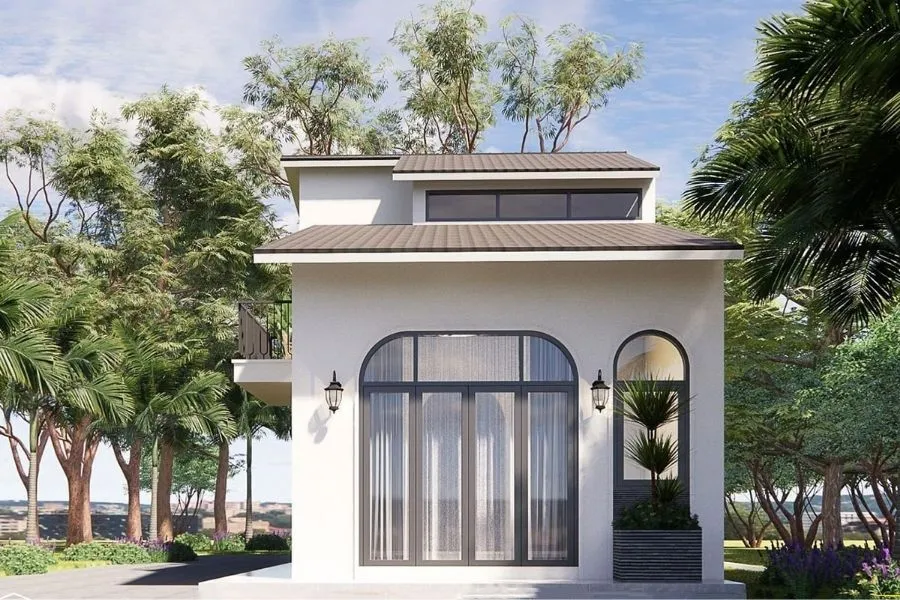 Mẫu nhà vườn cấp 4 nông thôn phong cách Tropical, phù hợp khí hậu nóng ẩm