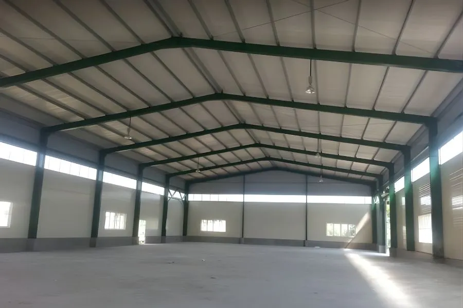Mẫu nhà xưởng nhỏ 200m2