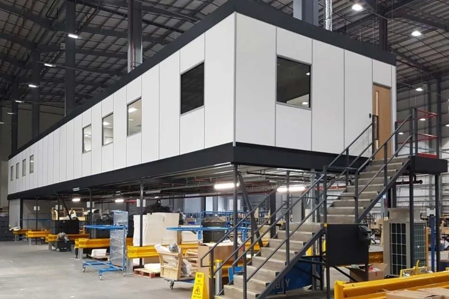 Mẫu nhà xưởng nhỏ kết hợp văn phòng