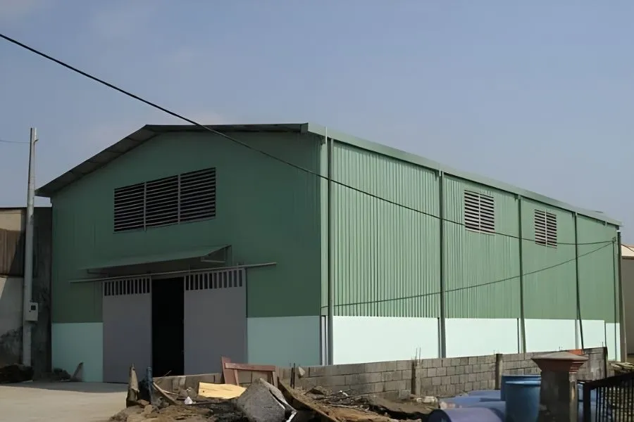 Mẫu nhà xưởng nhỏ trong khu dân cư