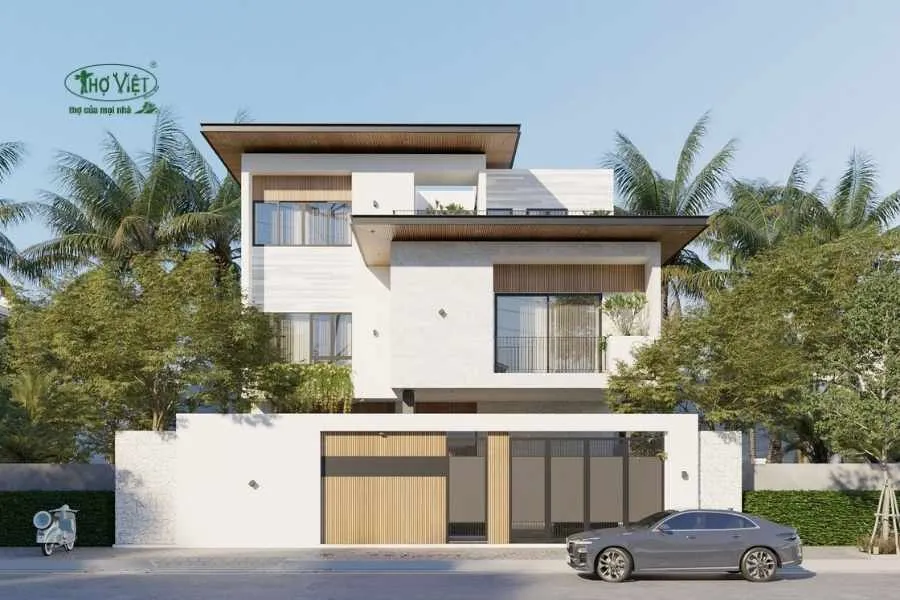 Màu sơn nhà biệt thự