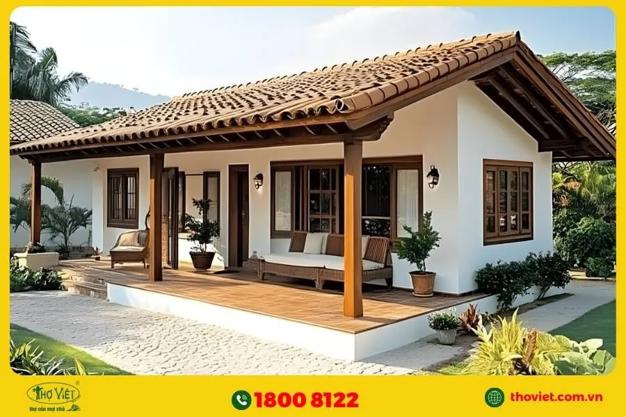 Mẹo xây nhà 3 gian mái ngói tiết kiệm chi phí
