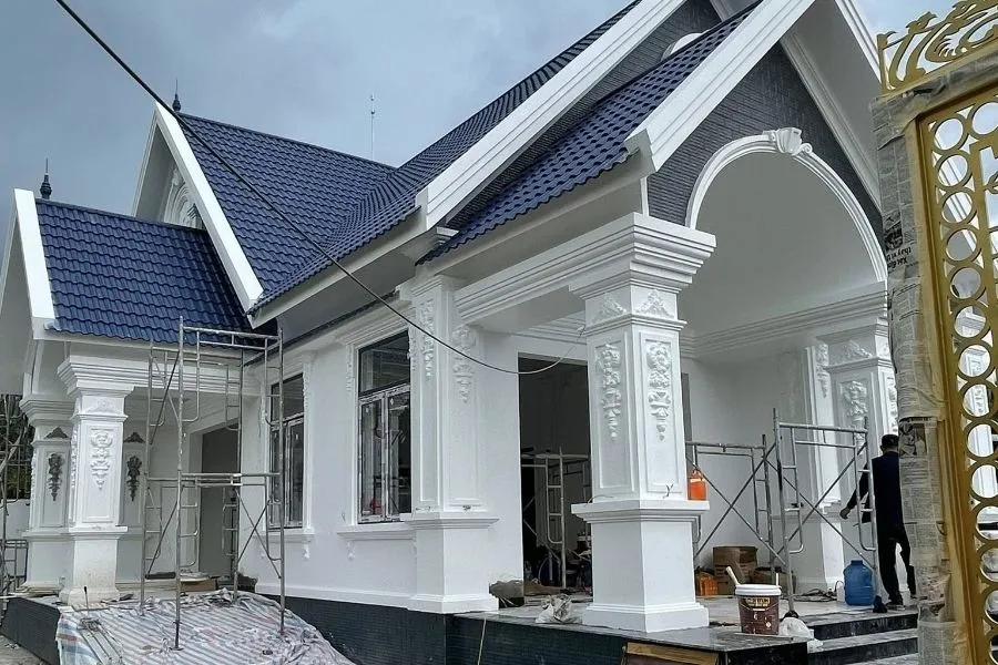 Nhà cấp 4 mái Thái 8x12m phong cách hiện đại