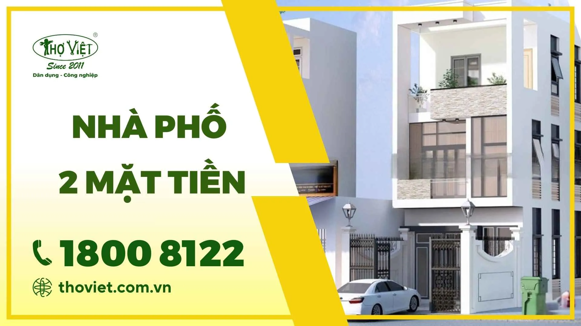 Nhà phố 2 mặt tiền