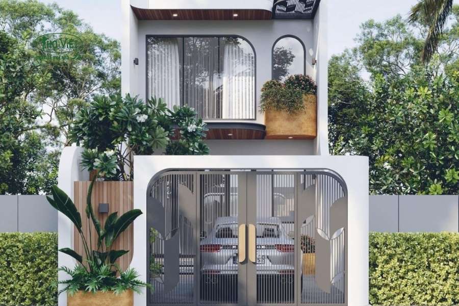 Nhà phố mái bằng