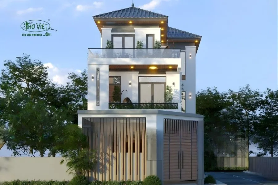 Nhà phố mái Nhật