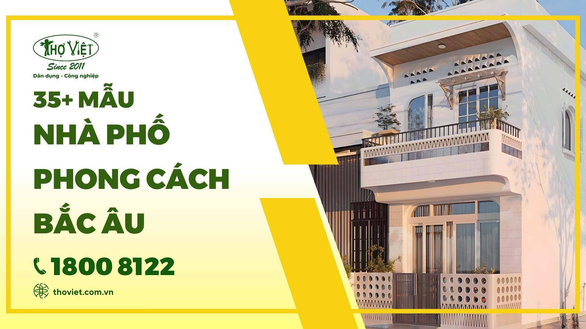 35 mẫu nhà phố phong cách Bắc Âu (Scandinavian) đẹp, ấm áp