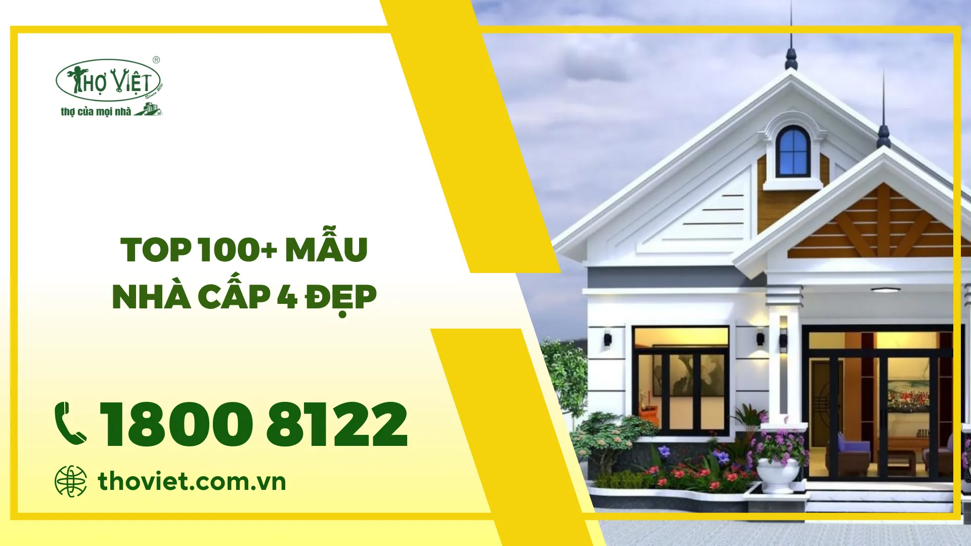 Top 100+ Mẫu nhà cấp 4 đẹp dành cho năm [nam]