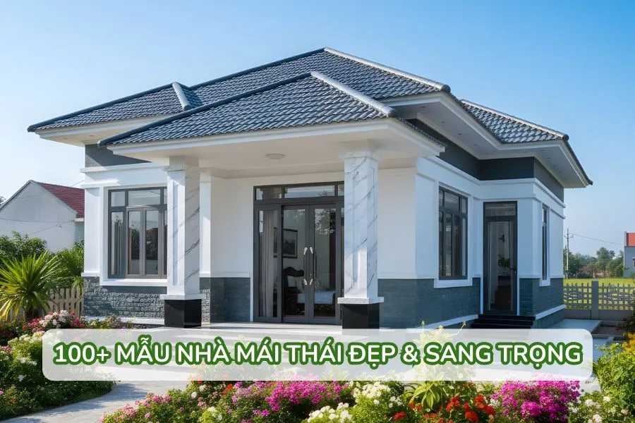 Mẫu nhà mái Thái đẹp, sang trọng