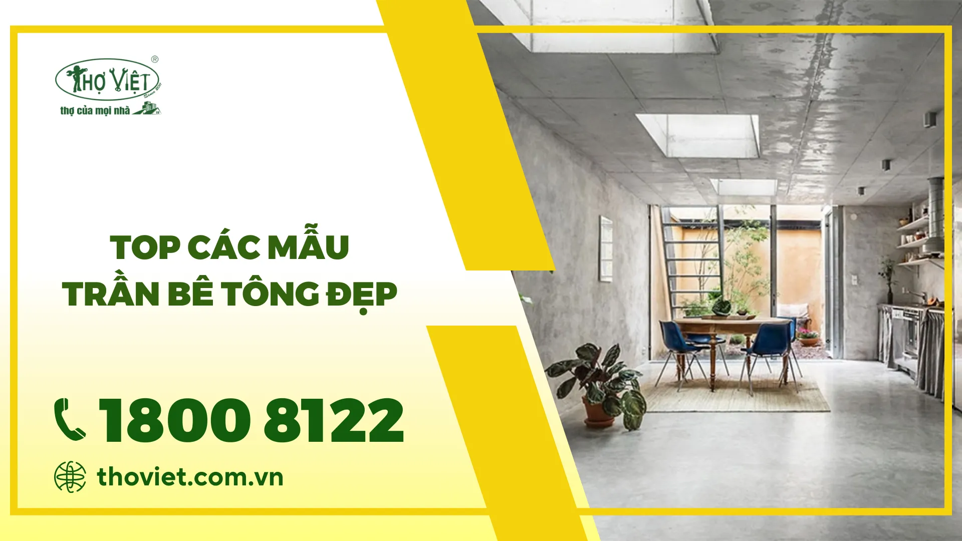 Top 100+ mẫu trần nhà bê tông đẹp nhất hiện nay