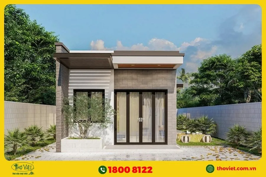 Ưu điểm của mẫu nhà cấp 4 đẹp 5x20 