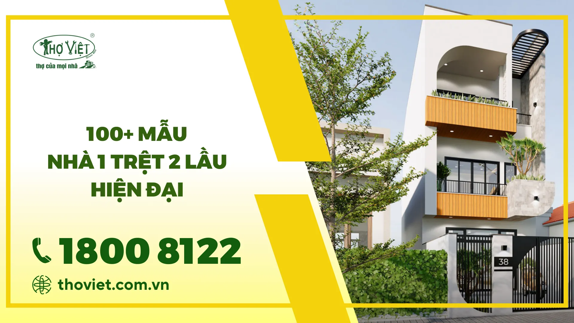 Bật mí 99+ Mẫu nhà 1 trệt 2 lầu hiện đại nhất hiện nay