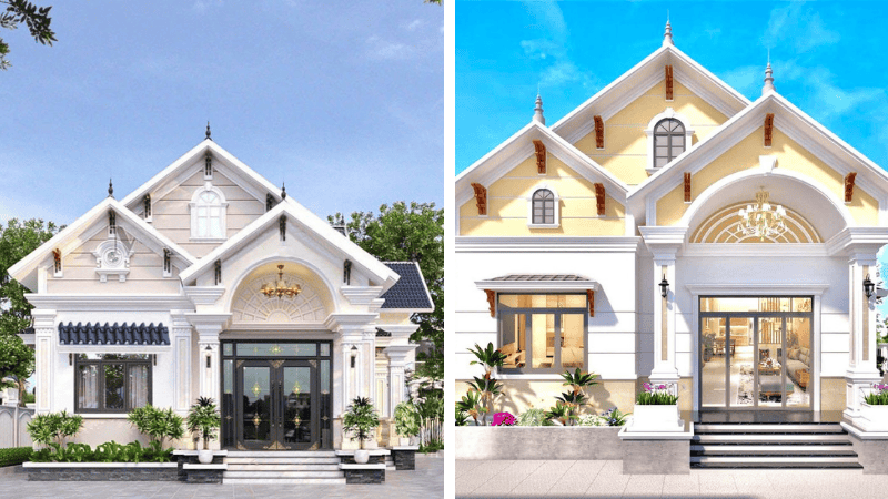 Mái Thái với gác lửng