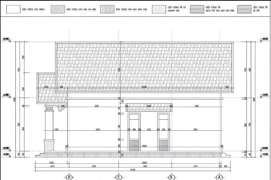 Bản vẽ mặt bên